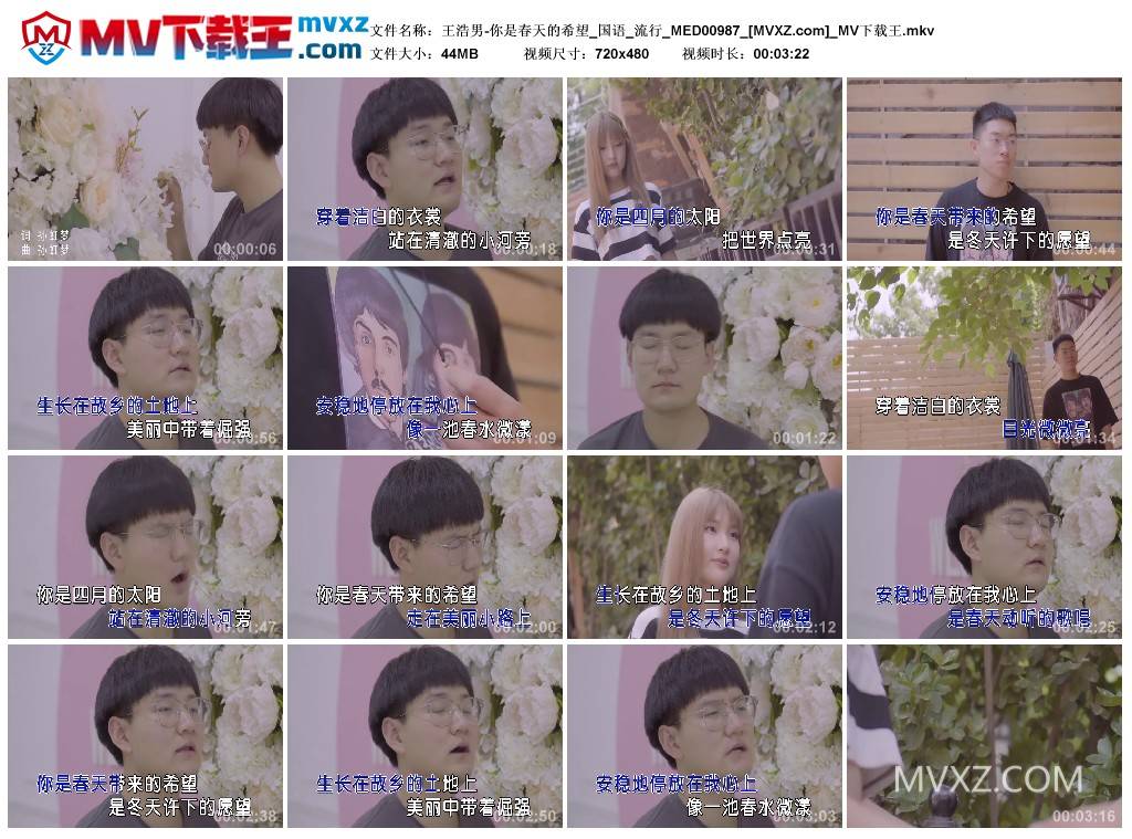 王浩男-你是春天的希望_国语_流行_MED00987